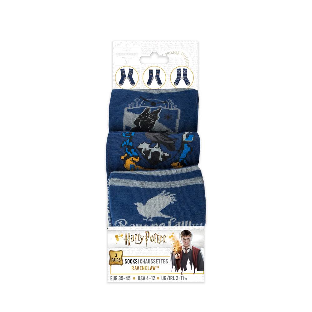Harry Potter Socks 3-Pack Ravenklauw