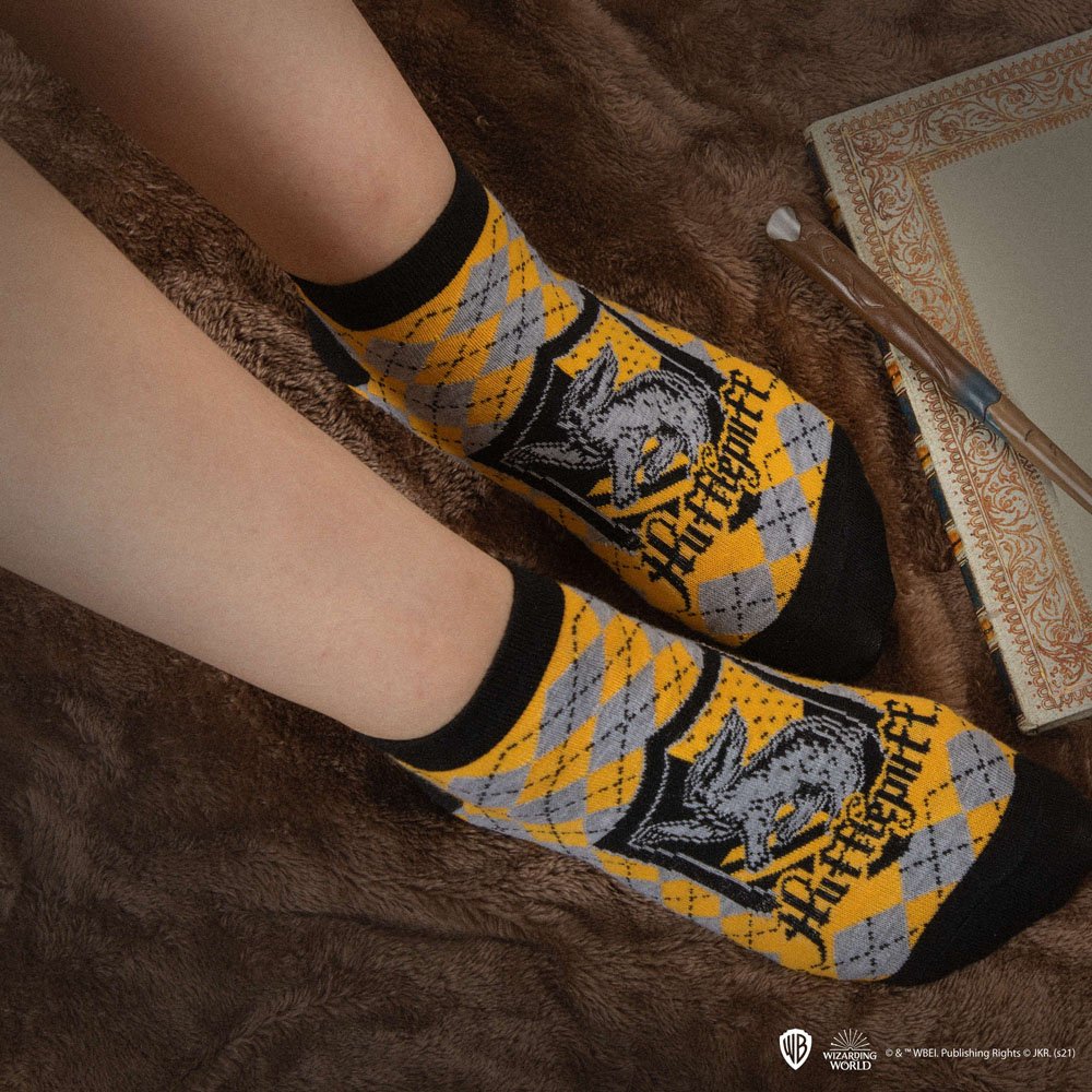 Harry Potter enkelsokken 3-pack Hufflepuff