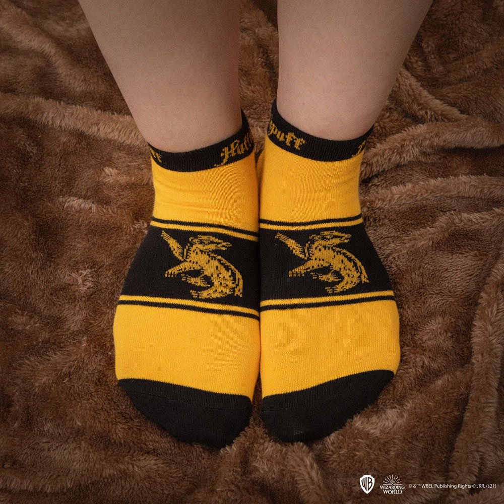 Harry Potter enkelsokken 3-pack Hufflepuff