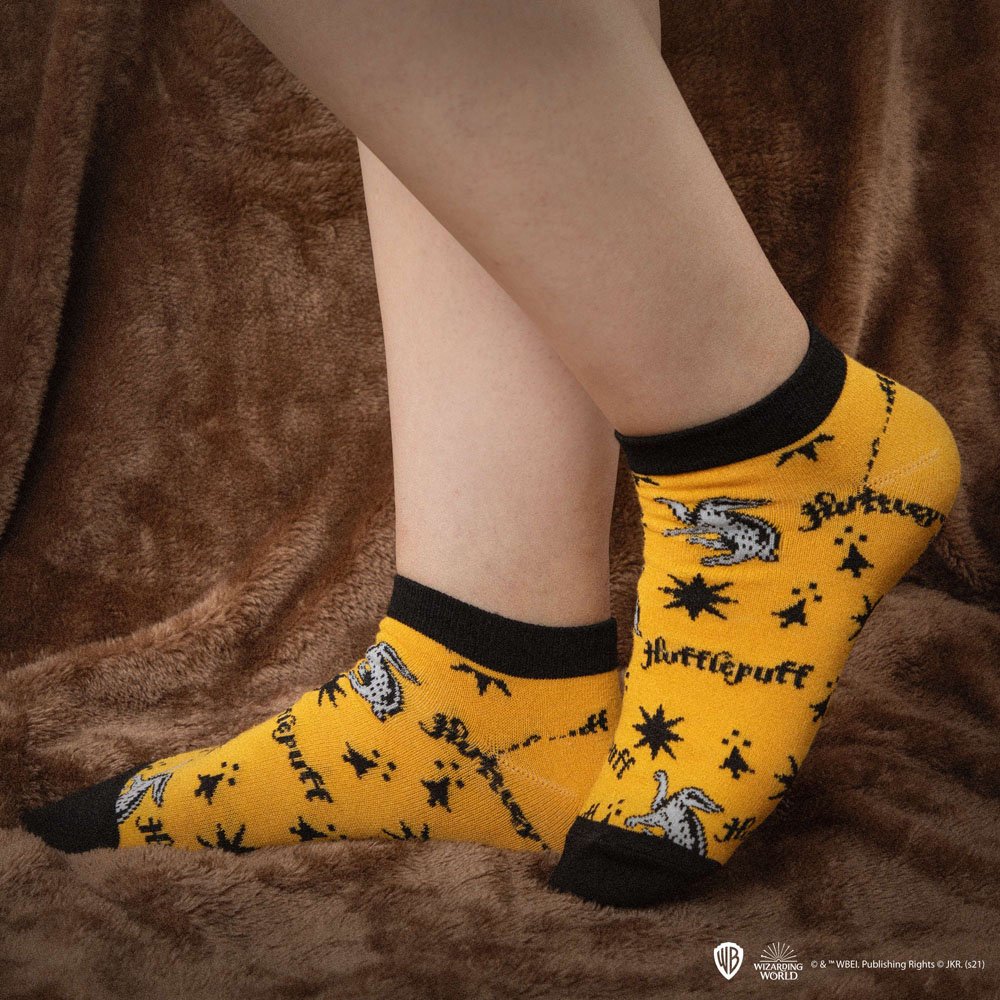 Harry Potter enkelsokken 3-pack Hufflepuff