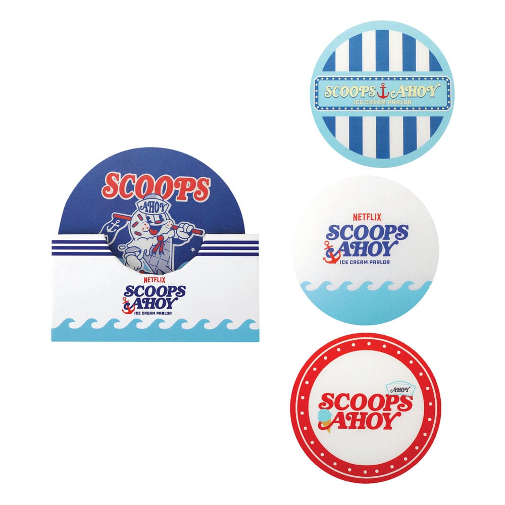 Stranger Things Scoops Ahoy onderzetter 4-pack