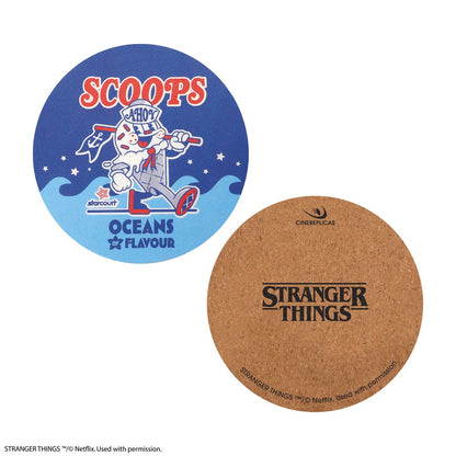 Stranger Things Scoops Ahoy onderzetter 4-pack
