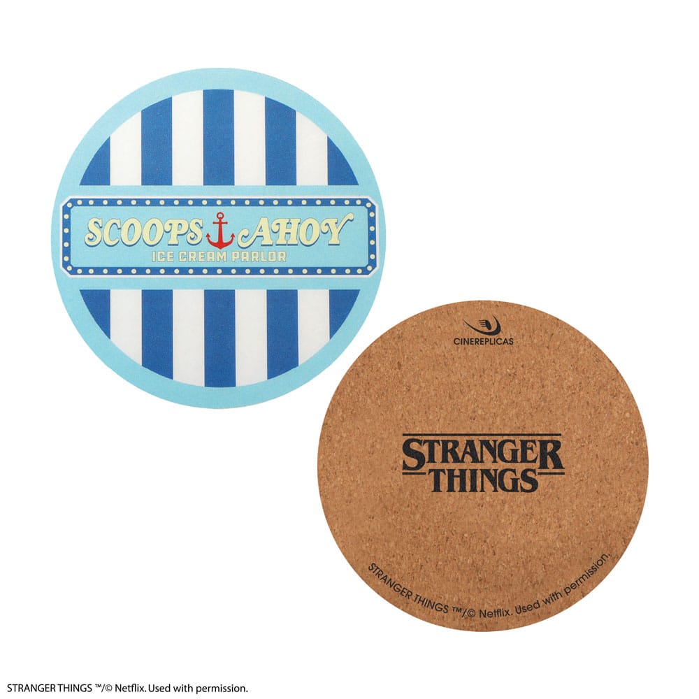 Stranger Things Scoops Ahoy onderzetter 4-pack