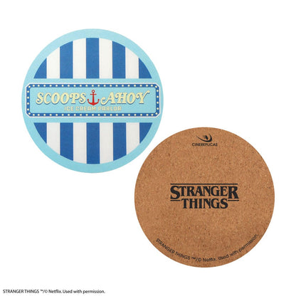 Stranger Things Scoops Ahoy onderzetter 4-pack