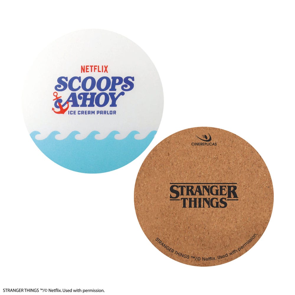Stranger Things Scoops Ahoy onderzetter 4-pack