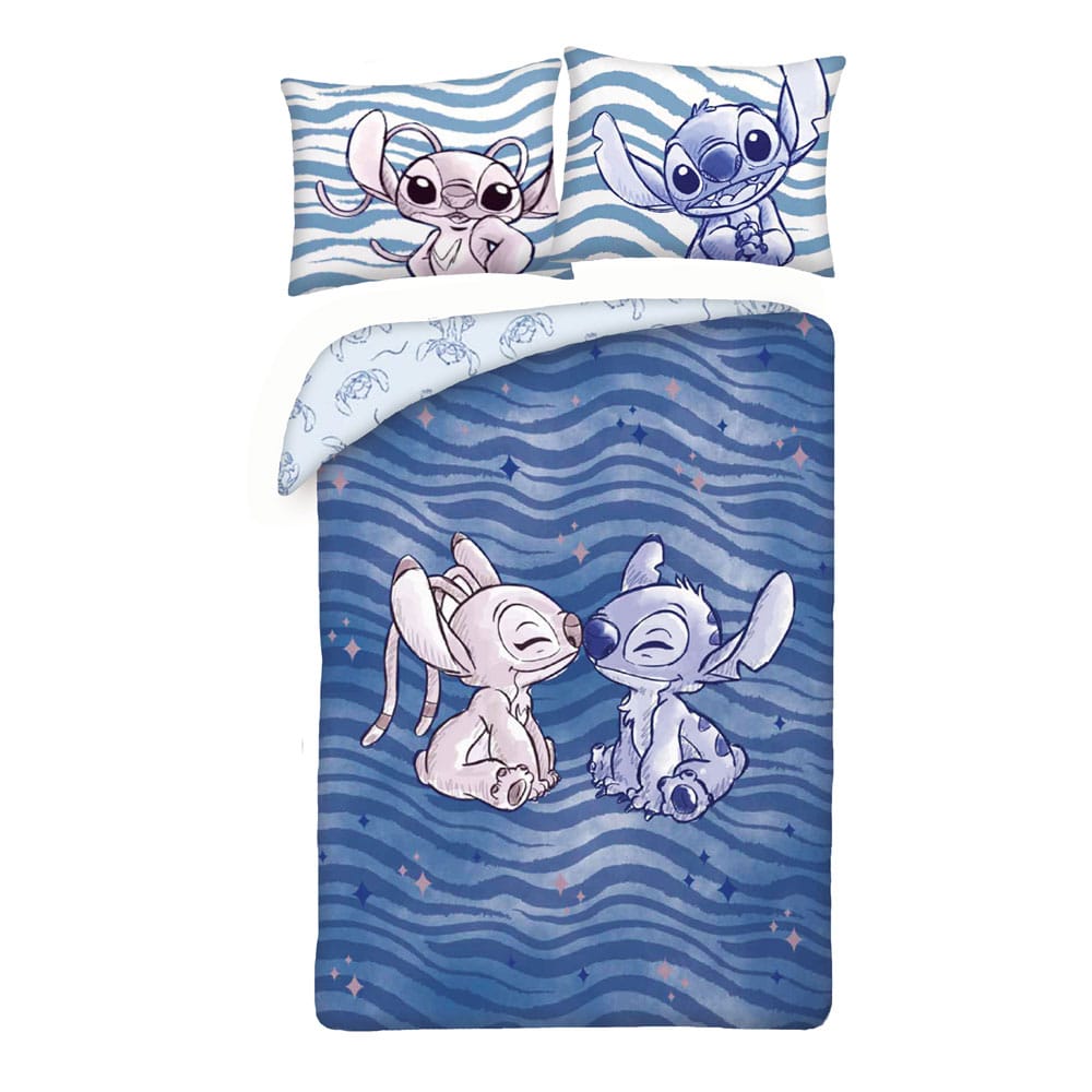 Lilo & Stitch dekbed set Stitch & Angel Waves 140 x 200 cm / 70 x 90 cm