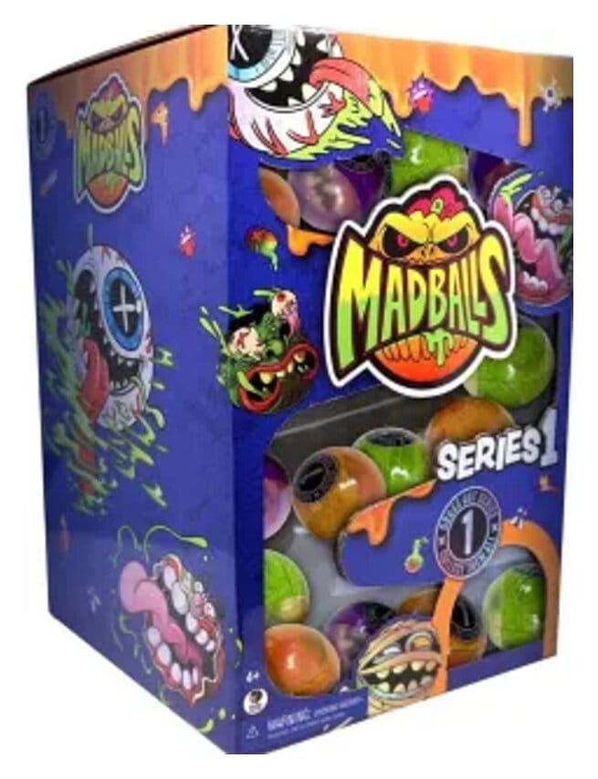 Mad Balls stuiterballen display (40)