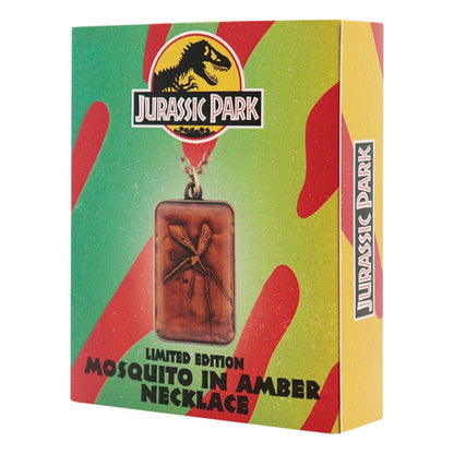 Jurassic Park Replika ketting met Amber Pendant Limited Edtiton