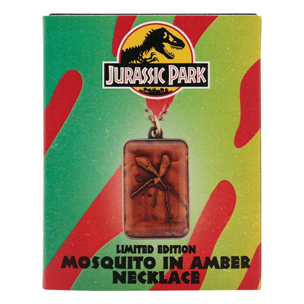 Jurassic Park Replika ketting met Amber Pendant Limited Edtiton