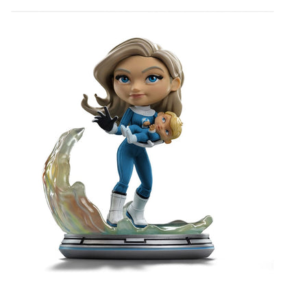 Fantastic Four Mini Co. PVC-figuur Invisible Woman en Franklin 15 cm
