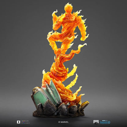 Fantastisch Vier Kunst Schaalbeeld 1/10 Menselijke Fakkel 30 cm