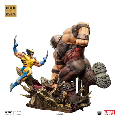 Marvel BDS Kunst Schaalbeeld 1/10 Wolverine vs Juggernaut heo EU Exclusief 30 cm