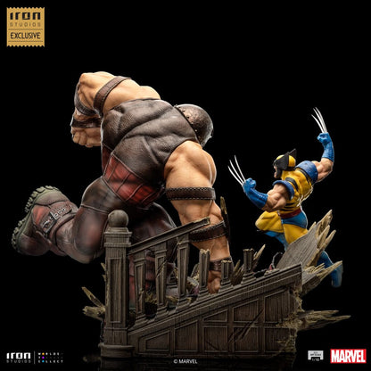 Marvel BDS Kunst Schaalbeeld 1/10 Wolverine vs Juggernaut heo EU Exclusief 30 cm