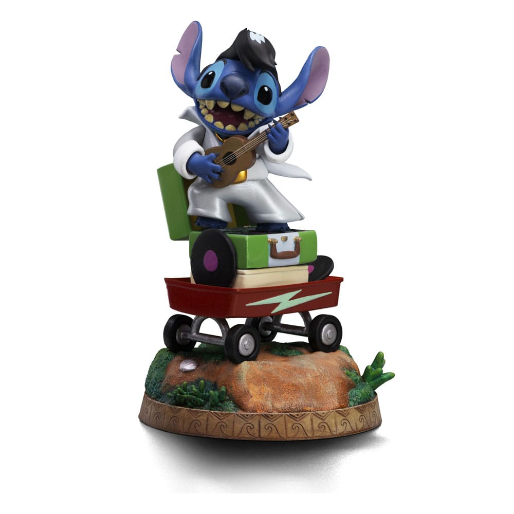 Lilo & Stitch Art Scale Standue 1/10 Stitch King of Rock 17 cm