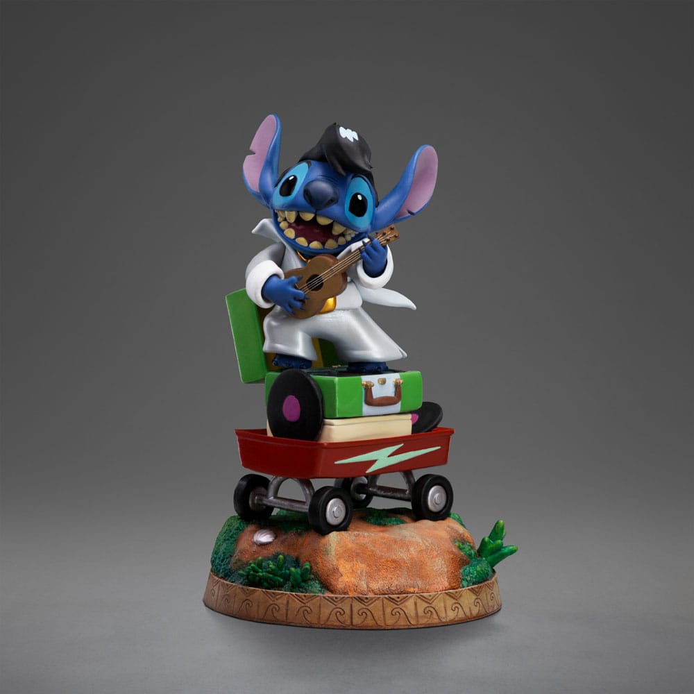Lilo & Stitch Art Scale Standue 1/10 Stitch King of Rock 17 cm