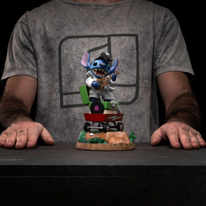 Lilo & Stitch Art Scale Standue 1/10 Stitch King of Rock 17 cm
