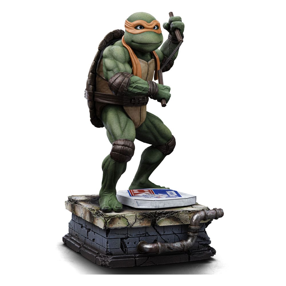 Teenage Mutant Ninja Turtles Kunst Schaalbeeld 1/10 Michelangelo 19 cm