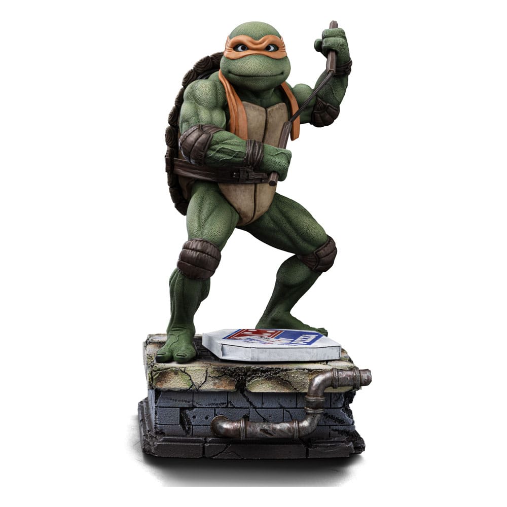 Teenage Mutant Ninja Turtles Kunst Schaalbeeld 1/10 Michelangelo 19 cm