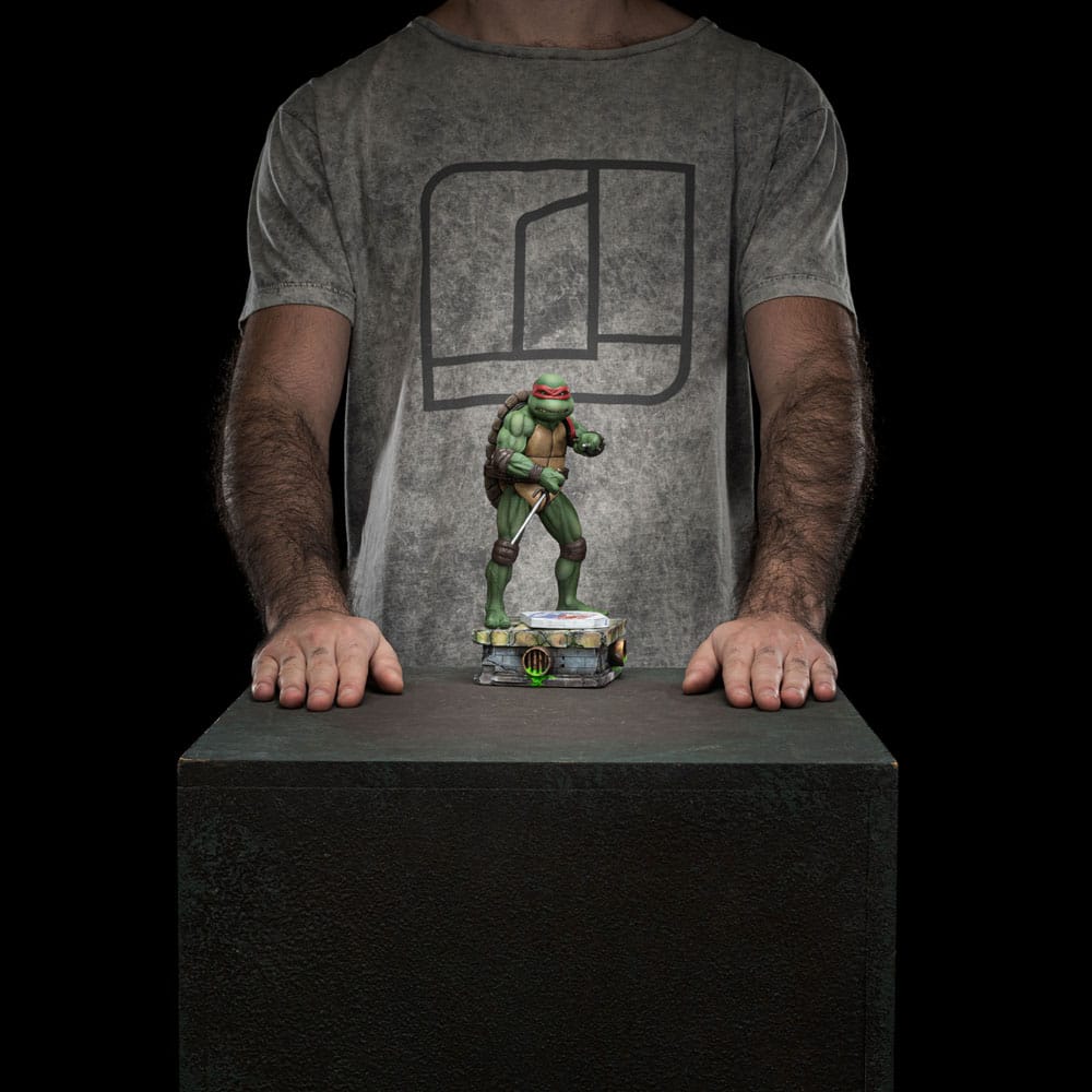 Teenage Mutant Ninja Turtles Kunst Schaalbeeld 1/10 Raphael 21 cm