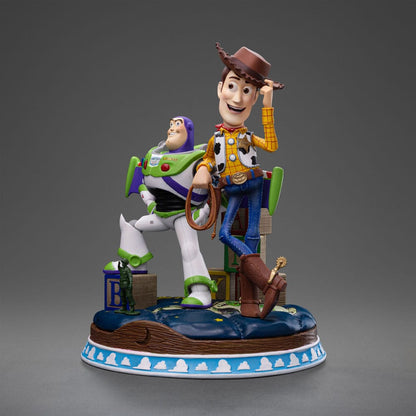Toy Story Deluxe kunstschaalstandbeeld 1/10 Buzz & Woody 38 cm
