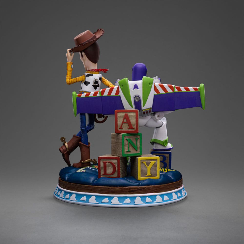 Toy Story Deluxe kunstschaalstandbeeld 1/10 Buzz & Woody 38 cm