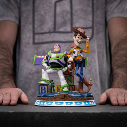 Toy Story Deluxe kunstschaalstandbeeld 1/10 Buzz & Woody 38 cm