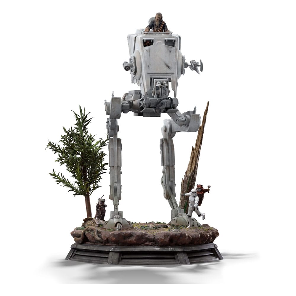 Star Wars Demi Art Scale Standue 1/20 At-St en Chewbacca 53 cm