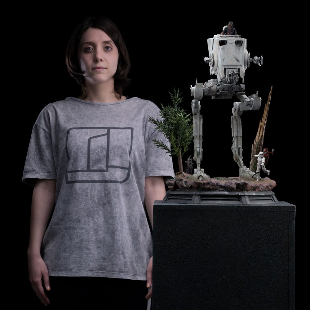 Star Wars Demi Art Scale Standue 1/20 At-St en Chewbacca 53 cm