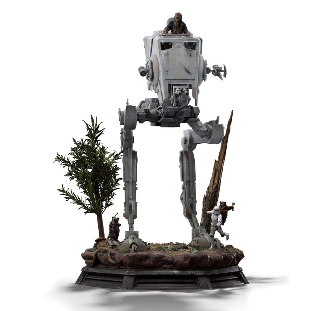 Star Wars Demi Art Scale Standue 1/20 At-St en Chewbacca 53 cm