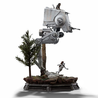 Star Wars Demi Art Scale Standue 1/20 At-St en Chewbacca 53 cm