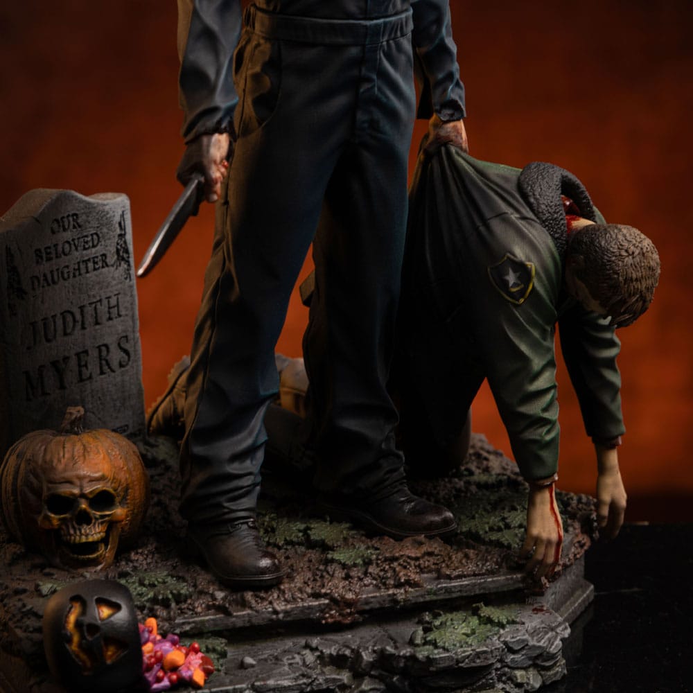 Halloween Deluxe kunstschaalstandbeeld 1/10 Michael Myers 21 cm