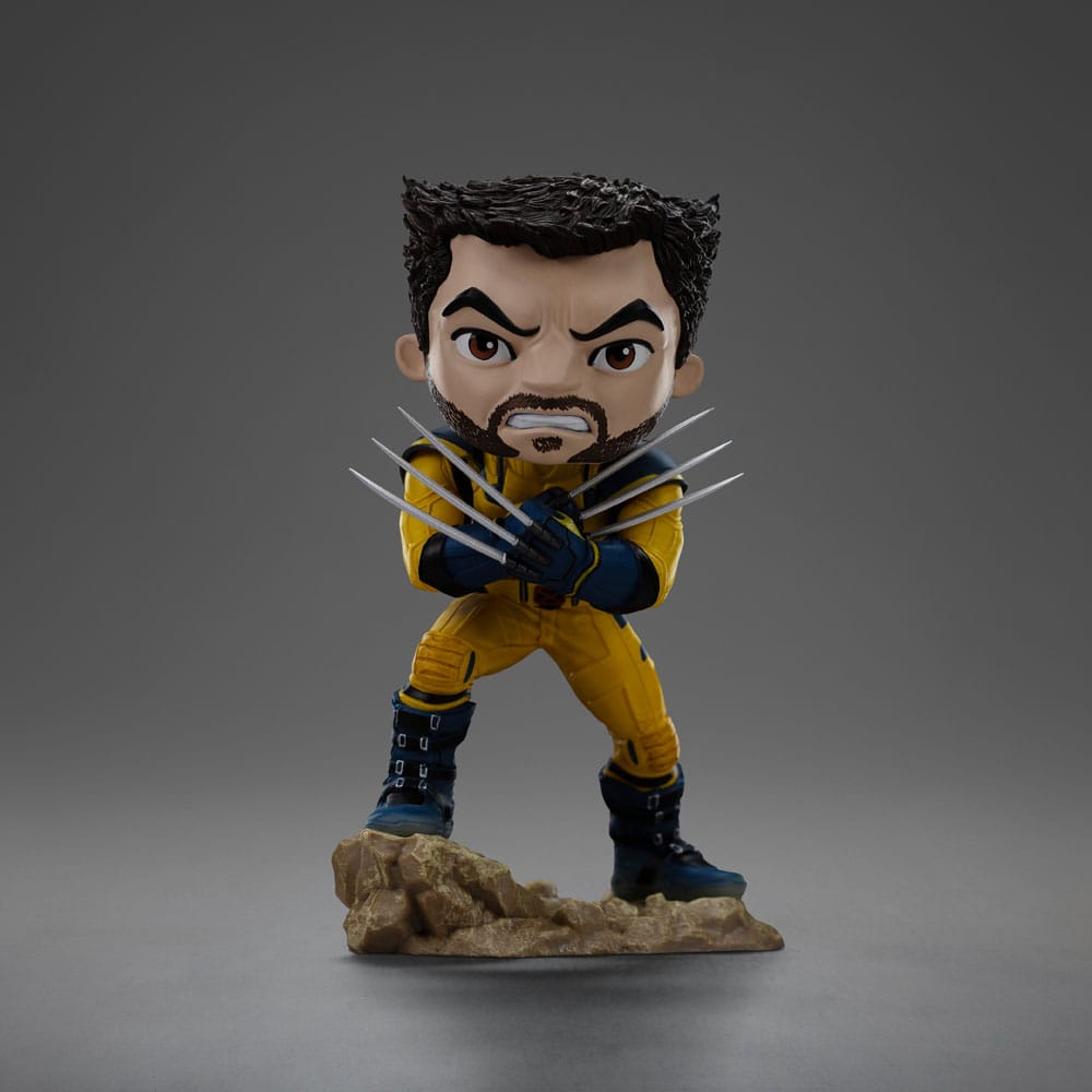 Deadpool & Wolverine Mini Co. PVC-figuur Wolverine Ontmaskerd 14 cm