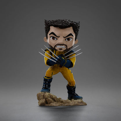 Deadpool & Wolverine Mini Co. PVC-figuur Wolverine Ontmaskerd 14 cm