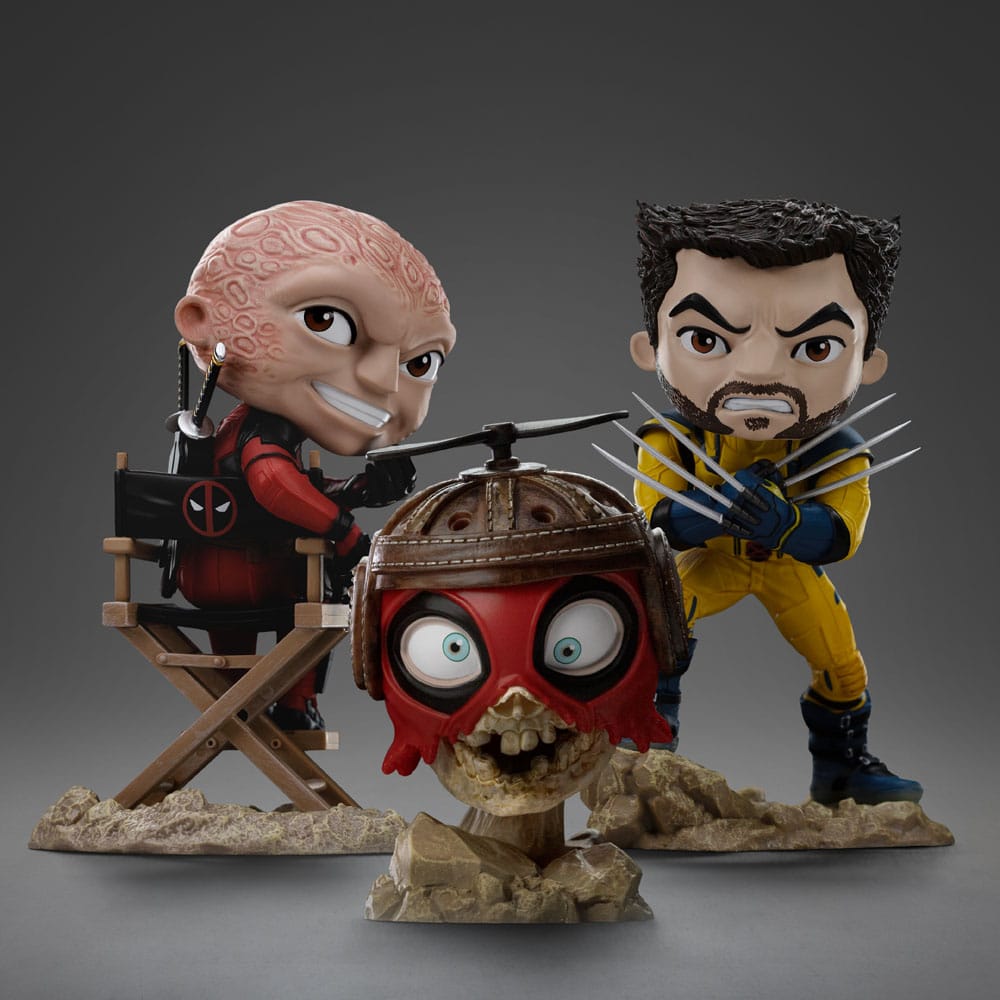 Deadpool & Wolverine Mini Co. PVC-figuur Wolverine Ontmaskerd 14 cm