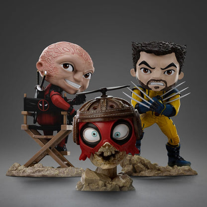 Deadpool & Wolverine Mini Co. PVC-figuur Wolverine Ontmaskerd 14 cm