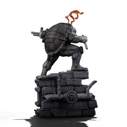 Teenage Mutant Ninja Turtles Art Scale Statue 1/10 Michelangelo Zwart-witte variant 26 cm heo exclusief