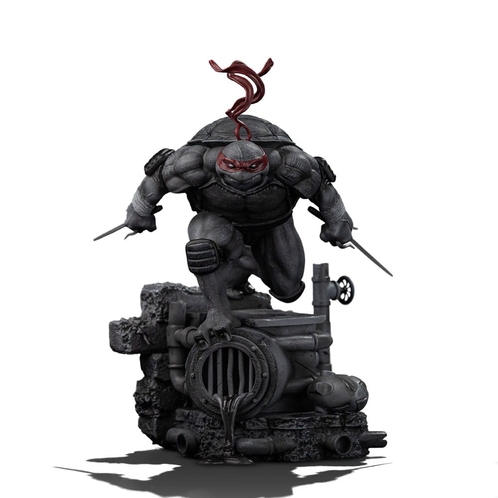 Teenage Mutant Ninja Turtles Art Scale Standbeeld 1/10 Raphael Zwart-Wit Variant 26 cm heo exclusief