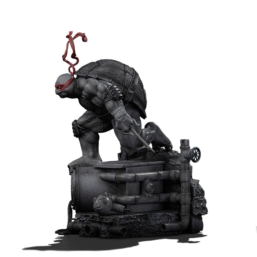 Teenage Mutant Ninja Turtles Art Scale Standbeeld 1/10 Raphael Zwart-Wit Variant 26 cm heo exclusief