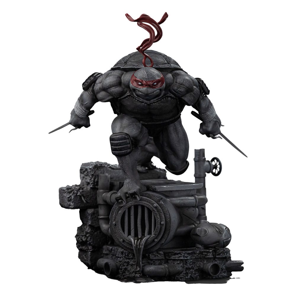 Teenage Mutant Ninja Turtles Art Scale Standbeeld 1/10 Raphael Zwart-Wit Variant 26 cm heo exclusief