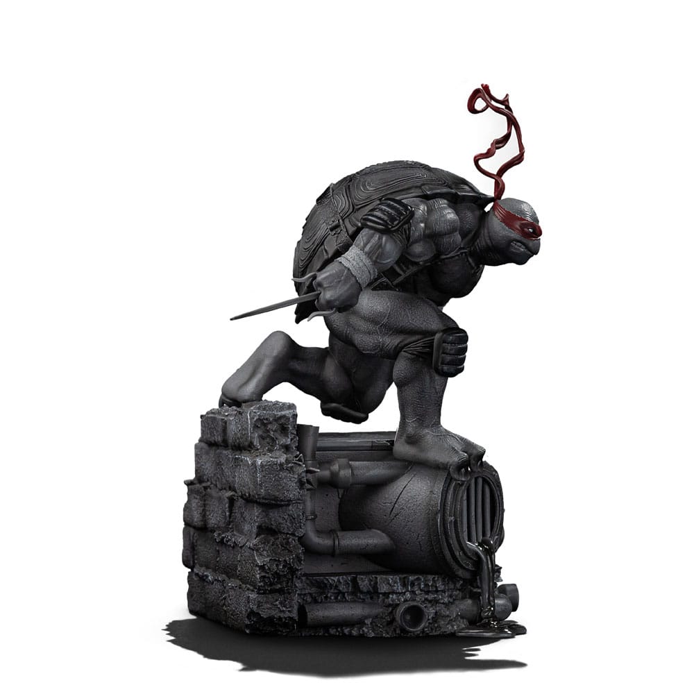 Teenage Mutant Ninja Turtles Art Scale Standbeeld 1/10 Raphael Zwart-Wit Variant 26 cm heo exclusief