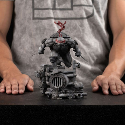 Teenage Mutant Ninja Turtles Art Scale Standbeeld 1/10 Raphael Zwart-Wit Variant 26 cm heo exclusief