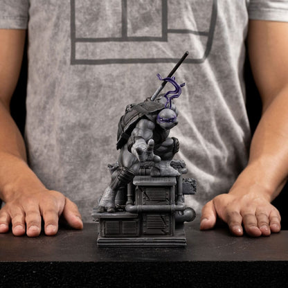 Teenage Mutant Ninja Turtles Art Scale Standbeeld 1/10 Donatello Zwart-Wit Variant 26 cm heo exclusief