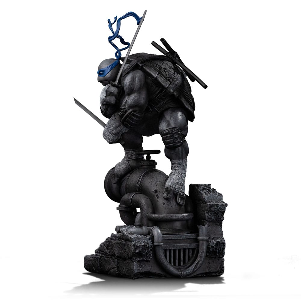 Teenage Mutant Ninja Turtles Art Scale Statue 1/10 Leonardo Zwart-Wit Variant 26 cm heo exclusief