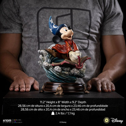 Disney Classics Vintage Collection Deluxe Art Scale Standbeeld 1/10 Tovenaar Mickey 28 cm