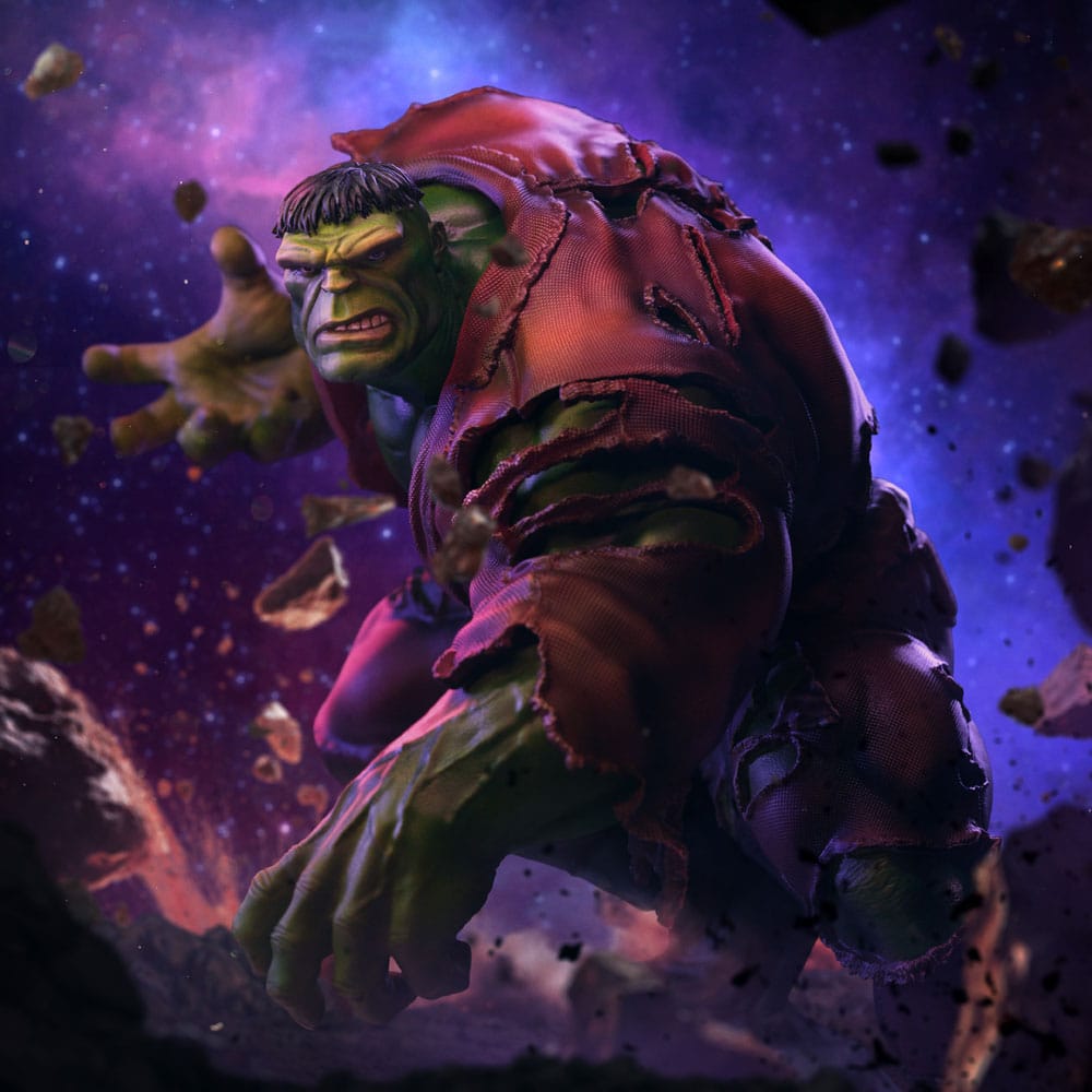 Marvel BDS Art Scale Standbeeld 1/10 Infinity Gauntlet Hulk Diorama 25 cm