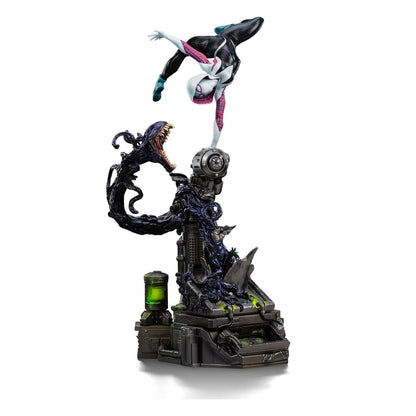 Spider-Man vs Villains Kunstschaalbeeld 1/10 Ghost Spider Diorama 34 cm