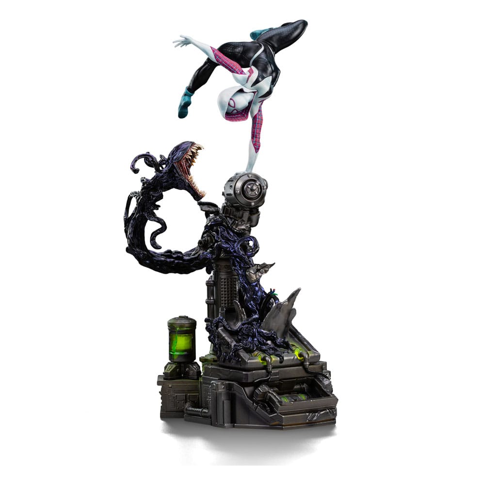 Spider-Man vs Villains Kunstschaalbeeld 1/10 Ghost Spider Diorama 34 cm
