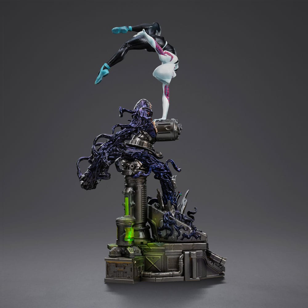Spider-Man vs Villains Kunstschaalbeeld 1/10 Ghost Spider Diorama 34 cm