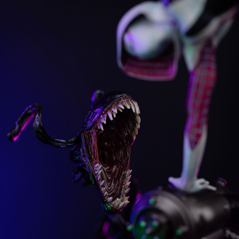 Spider-Man vs Villains Kunstschaalbeeld 1/10 Ghost Spider Diorama 34 cm