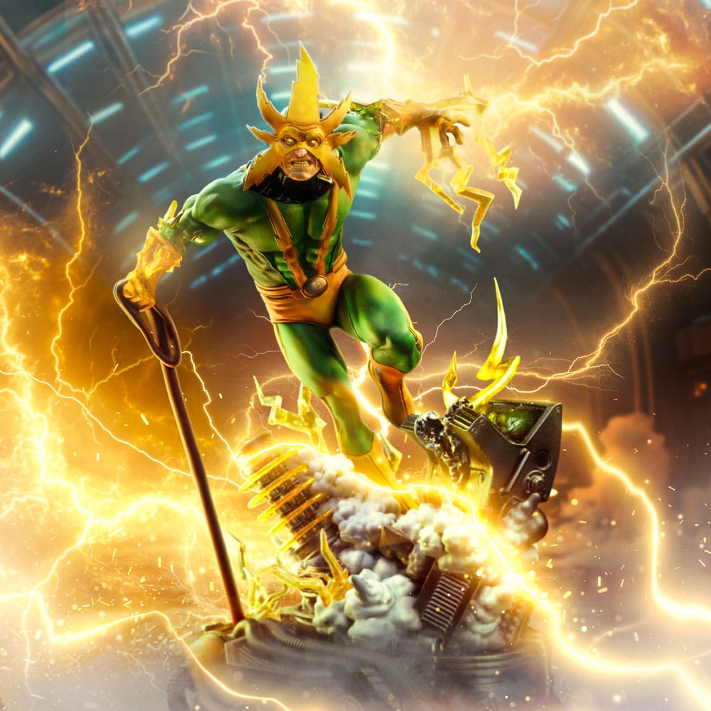 Spider-Man vs. Villains Diorama BDS Art Scale Standbeeld 1/10 Electro 25 cm